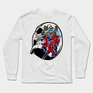 Skull Ninja Shadow Clone Jutsu Long Sleeve T-Shirt